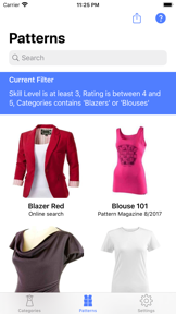 Sewing Patterns screenshot