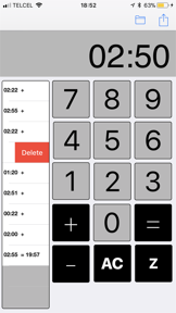 FLIGHT-TIME CALCULATOR screenshot