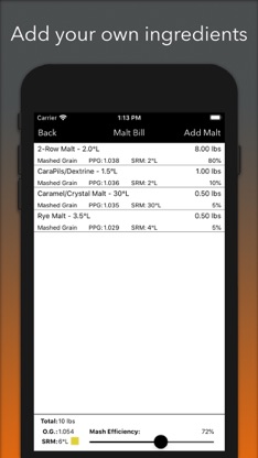 Fermenticus Brew Log screenshot 3