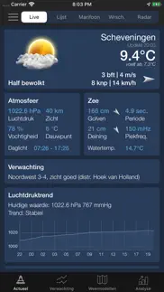 zeeweer - maritieme app iphone bildschirmfoto 1