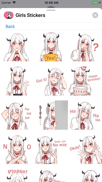 Girls Stickers screenshot-4