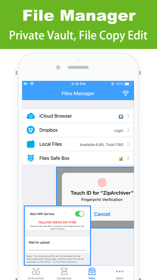 #3. ZipArchiver- RAR Zip File Tool (iOS) 由: 泽辉 王