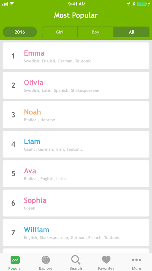 Baby Names ‎ - 2.6.0 - (iOS)