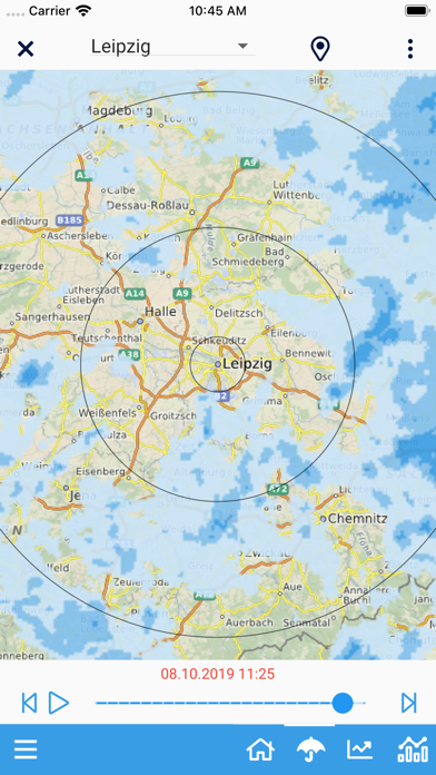 Einsatzwetter Screenshot