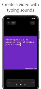 VideoTyper - Typing video screenshot #2 for iPhone