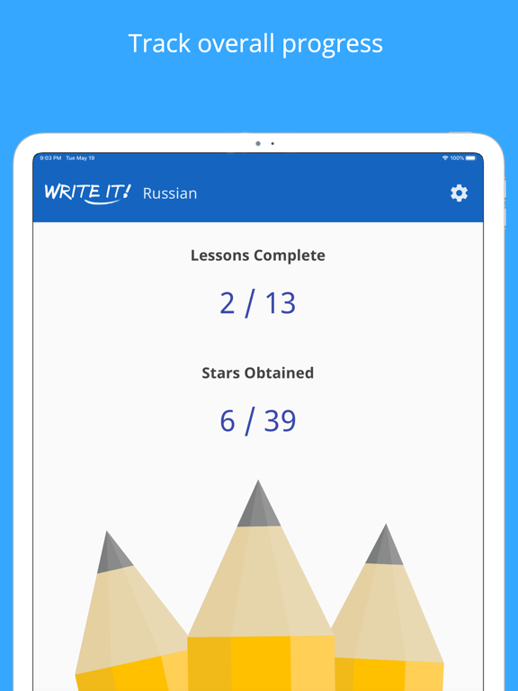 Write It! Russian iPad screenshot 5 - Education app