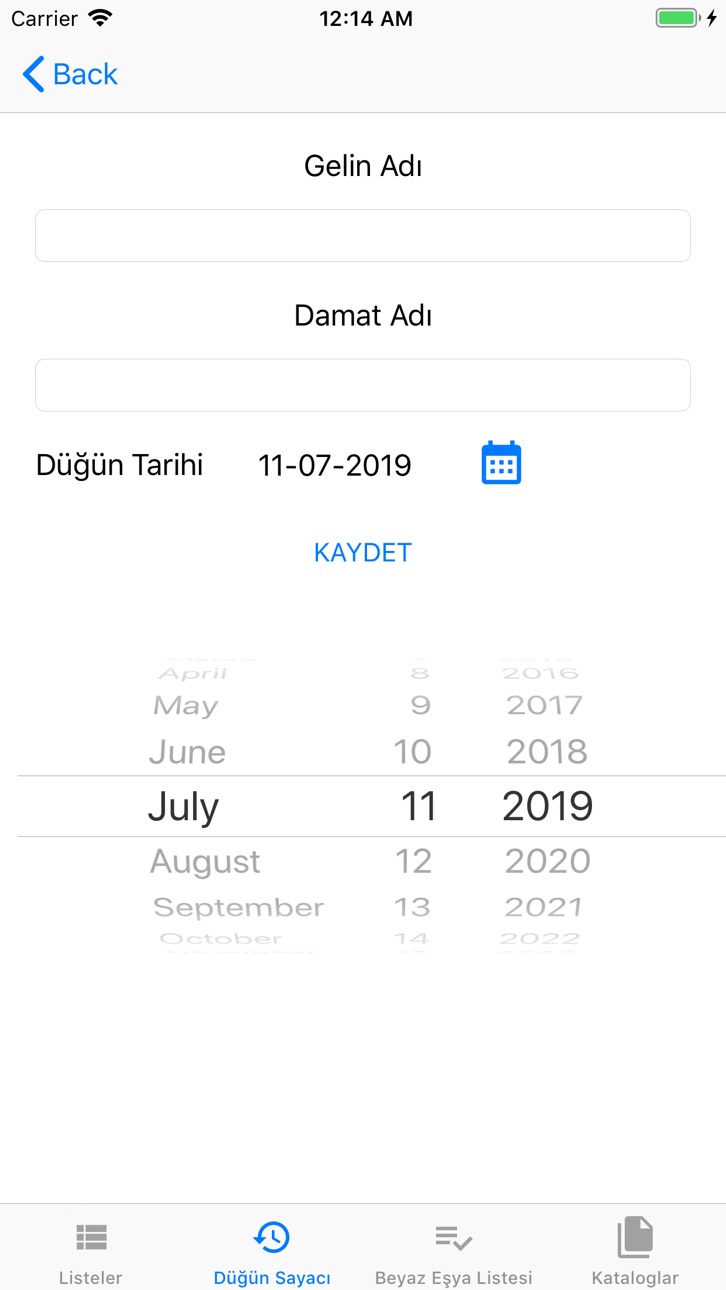 iPhone screenshot