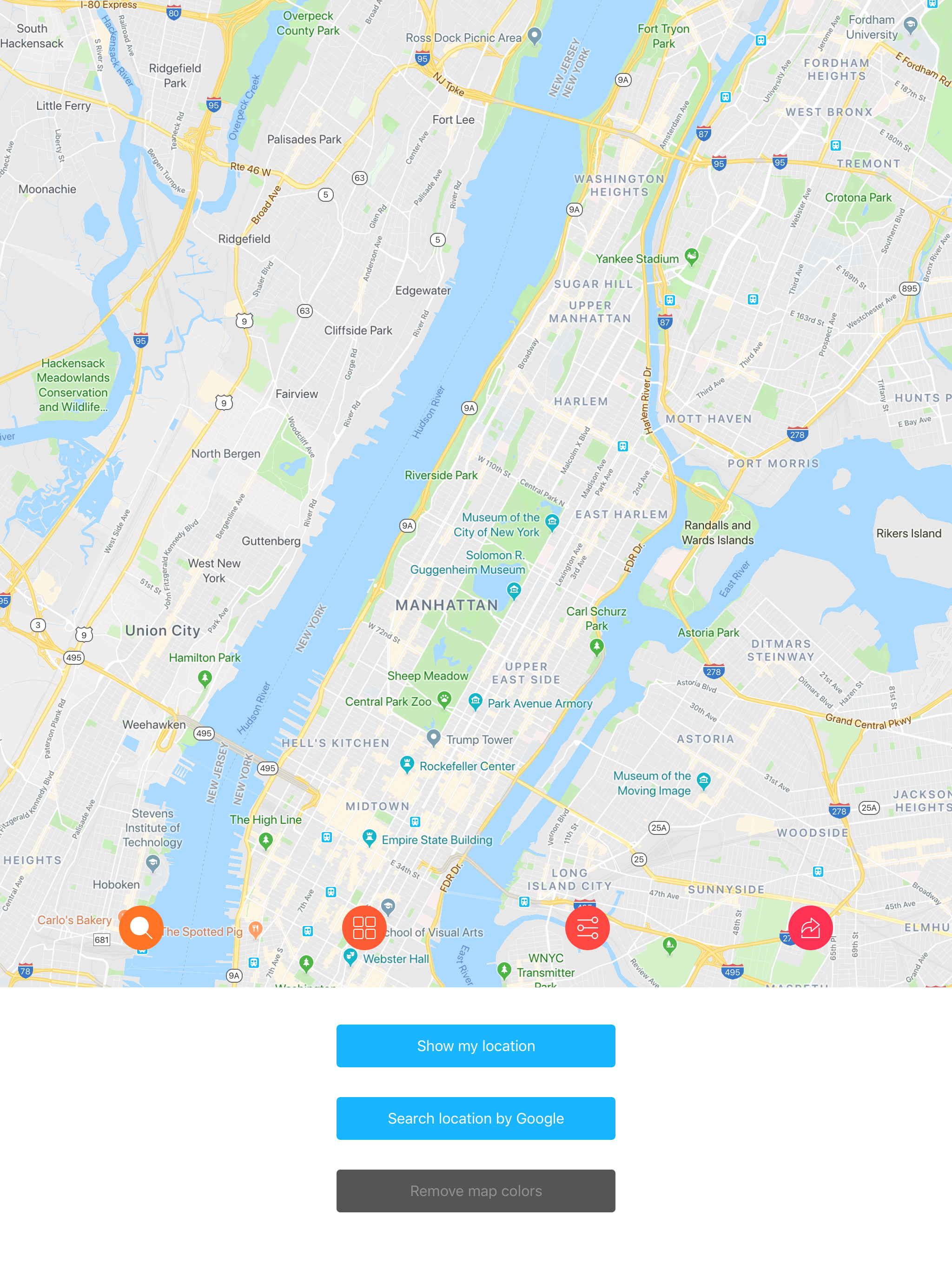 ArtMap - Use map as wallpaper