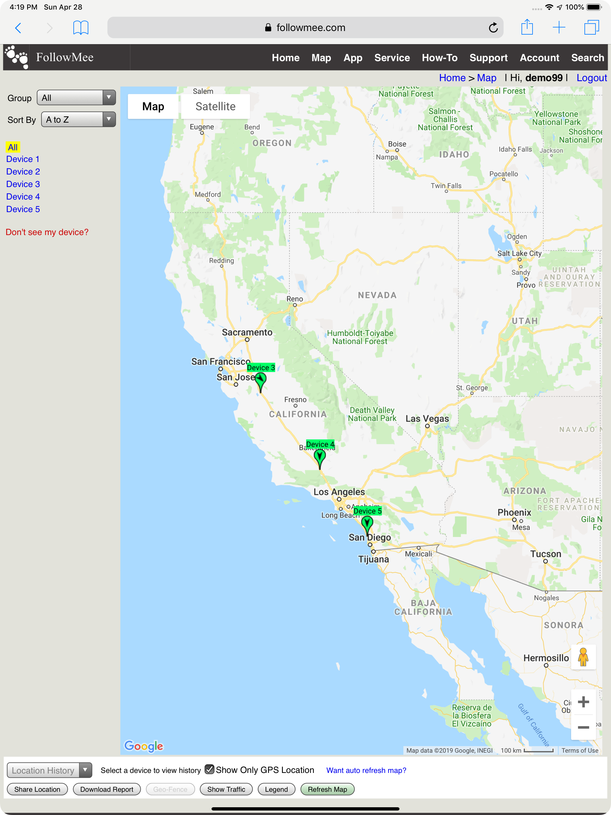 Route for WK Stone