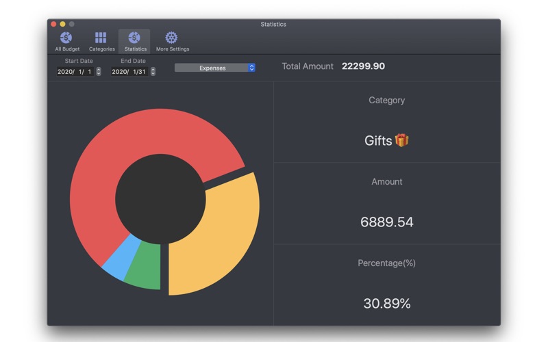 My Budget Tracker-Spending App Screenshot