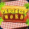 Word Perfect is a crossword link puzzle game