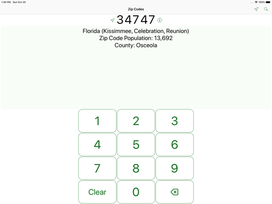 Screenshot #4 pour Zip Codes