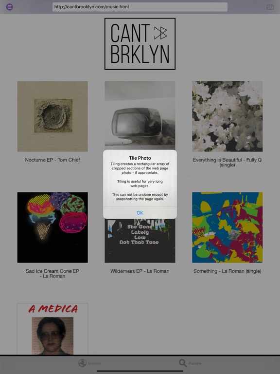 URL to Photo iPad screenshot