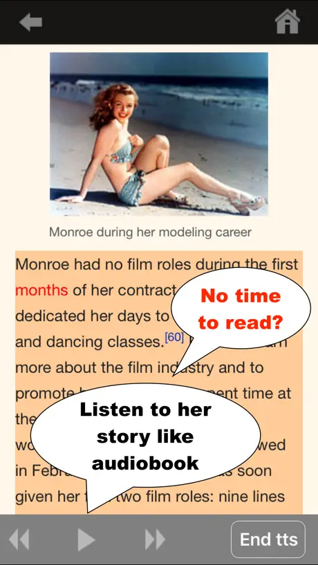 Audio for Wikipedia