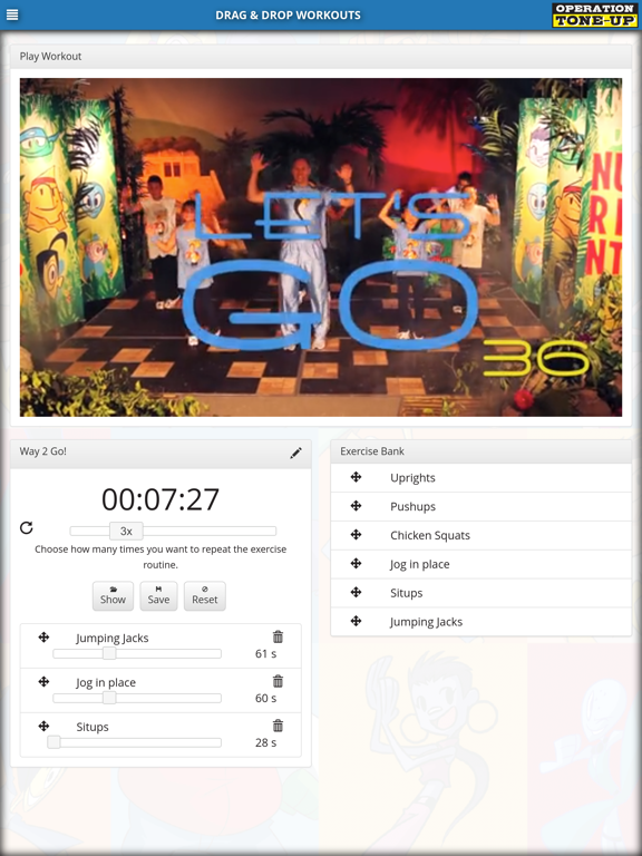 Screenshot #5 pour Drag & Drop Workouts