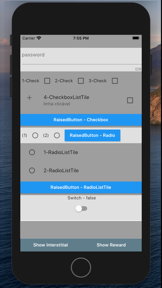 Mobile flutter widgets screenshot