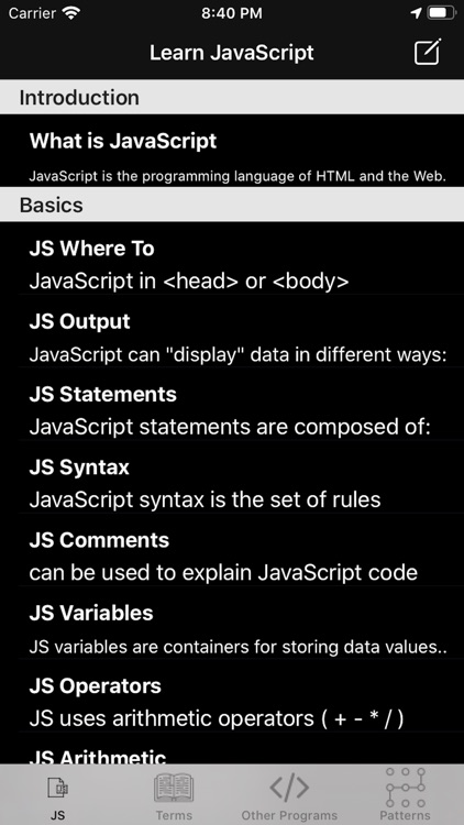 Learn Javascript & C Language