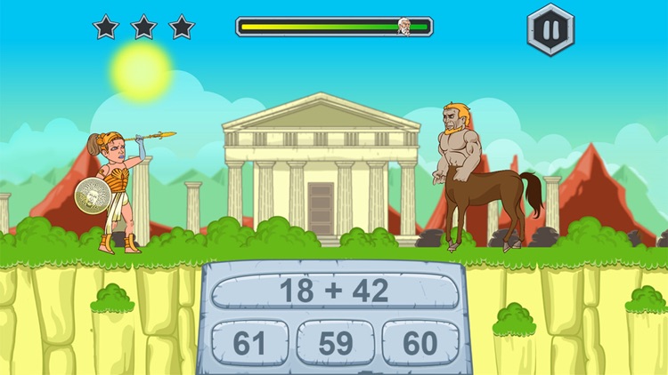 Zeus vs Monster: Fun Math Game