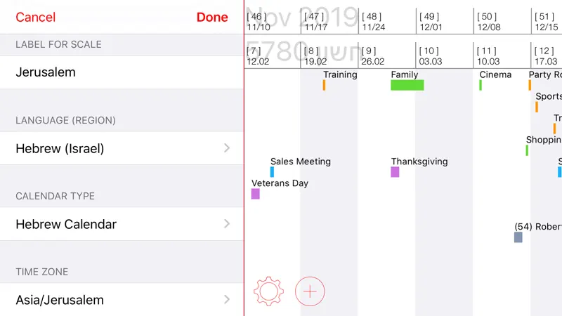 CoCoCal - Timeline Calendar screenshot 9 of 10