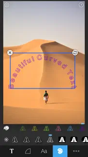curved text iphone screenshot 3