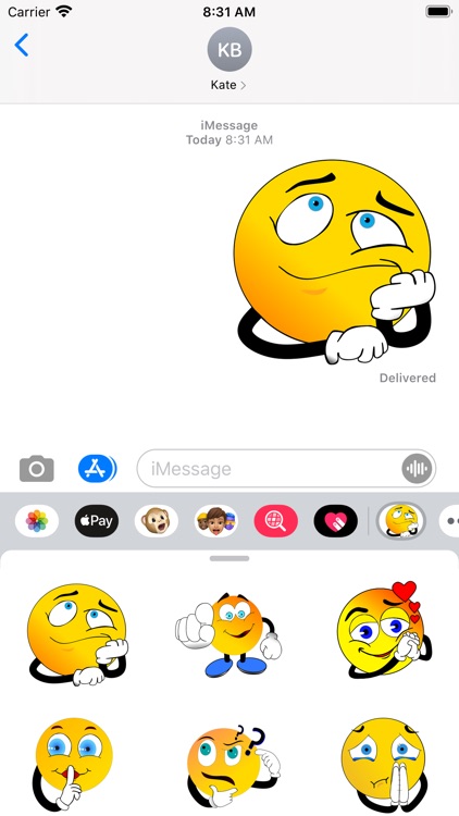 Emoji Faces Sticker Pack