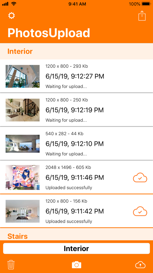 #2. PhotosUpload - FTP uploader (iOS) By: Cesare Forelli
