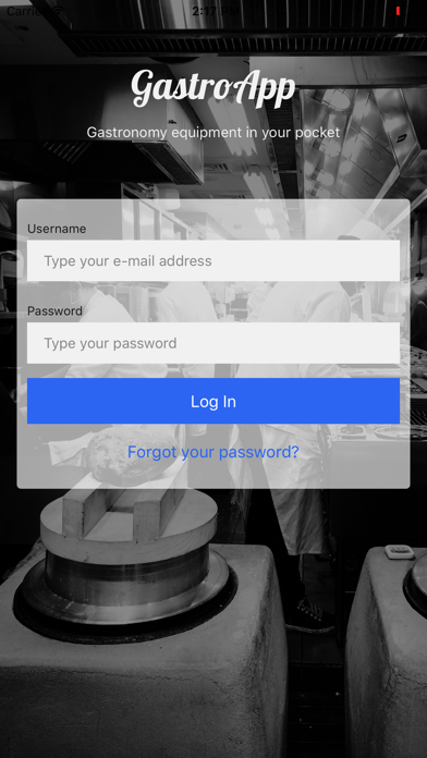GastroApp Behavin Screenshot