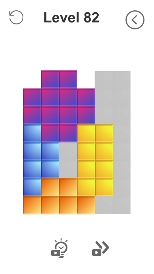 #3. Fit Blocks 3D - Flip Puzzle (iOS) By: Dinh Vy Nguyen