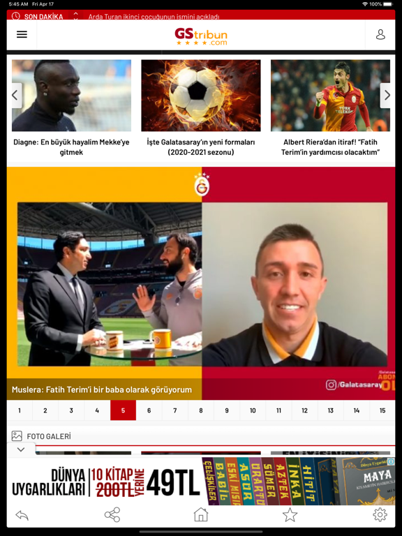 Screenshot #5 pour Galatasaray Haberleri