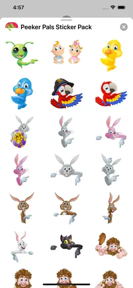 Game screenshot Peeker Pals Sticker Pack hack