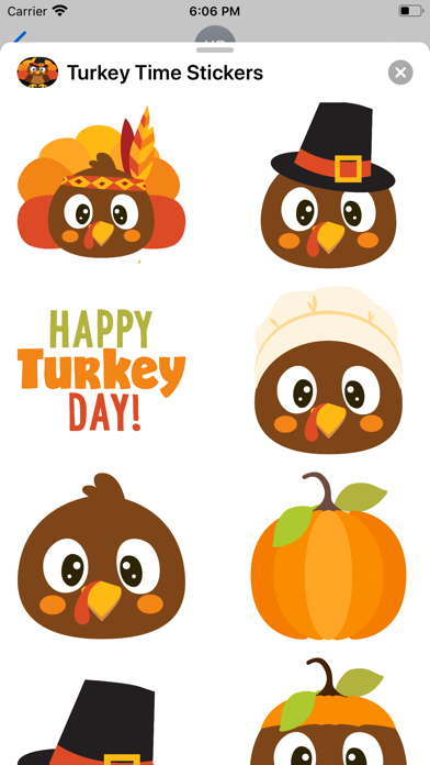 Screenshot #1 pour Turkey Time Stickers