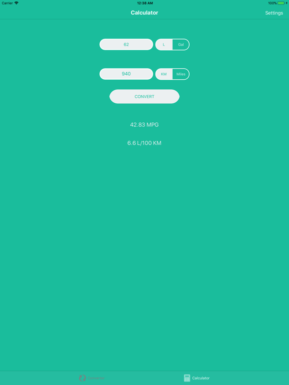 Screenshot #5 pour Fuel Calculator: MPG Converter