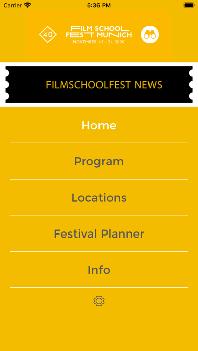 How to cancel & delete Filmschoolfest Munich from iphone & ipad 1