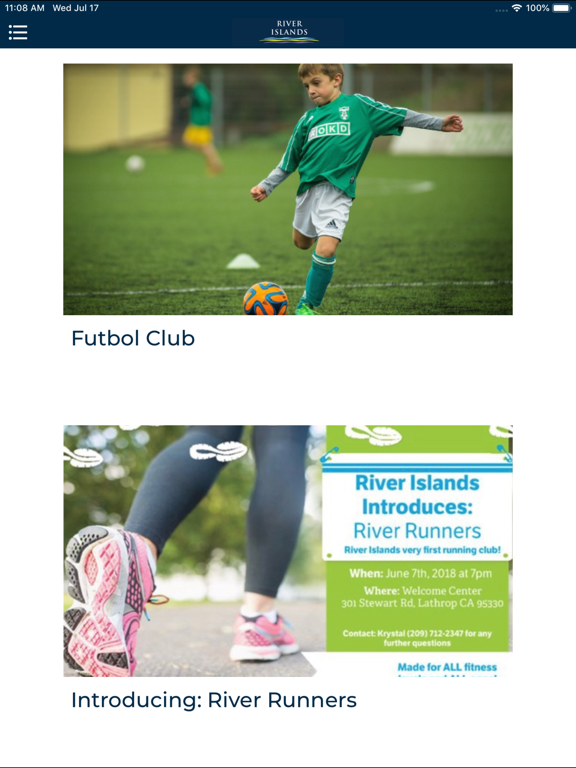 River Islands iPad screenshot 8 - Navigation app