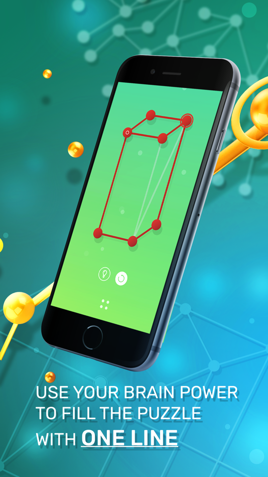 #1. ⊷ ONE LINE (iOS) Podle: INFINITY GAMES, LDA