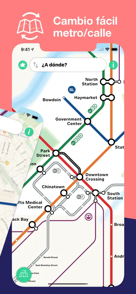 Boston T - Mapa de metro MBTA