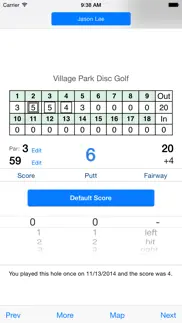 disc golf gps course directory iphone screenshot 1