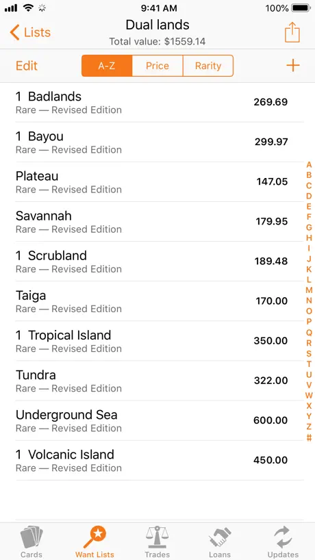 MTG Trades
