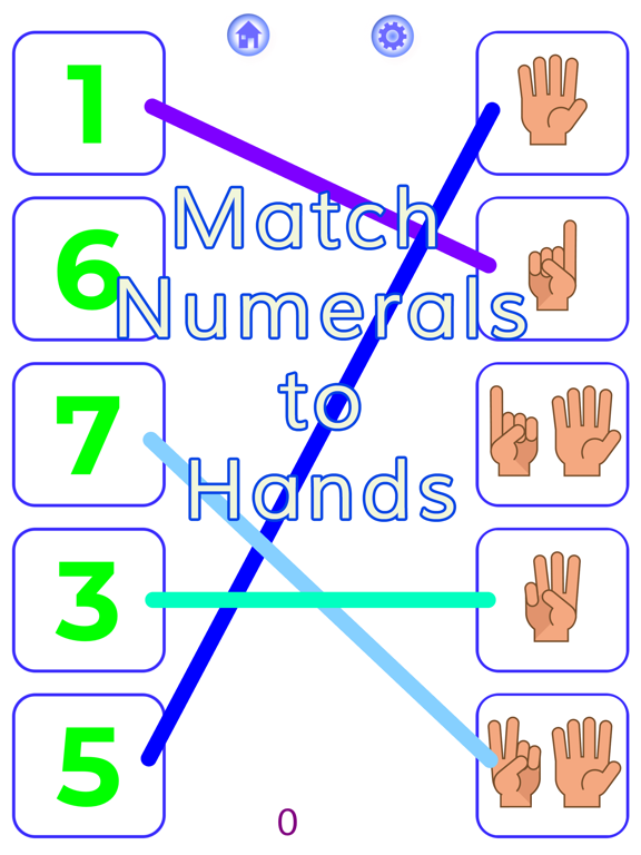 123 NUMBER MAGIC Line Matching iPad screenshot 8 - Education app