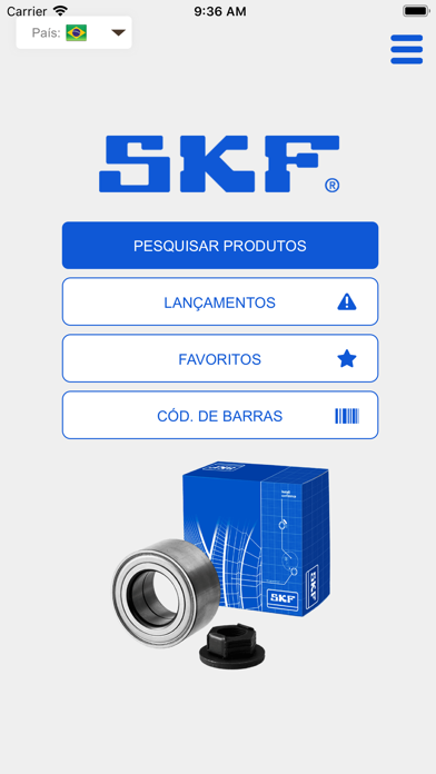SKF - Catálogo Screenshot