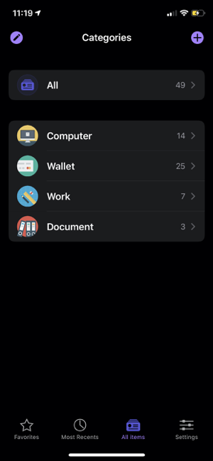 ‎oneSafe password manager Screenshot