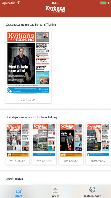 Kyrkans Tidning Screenshot