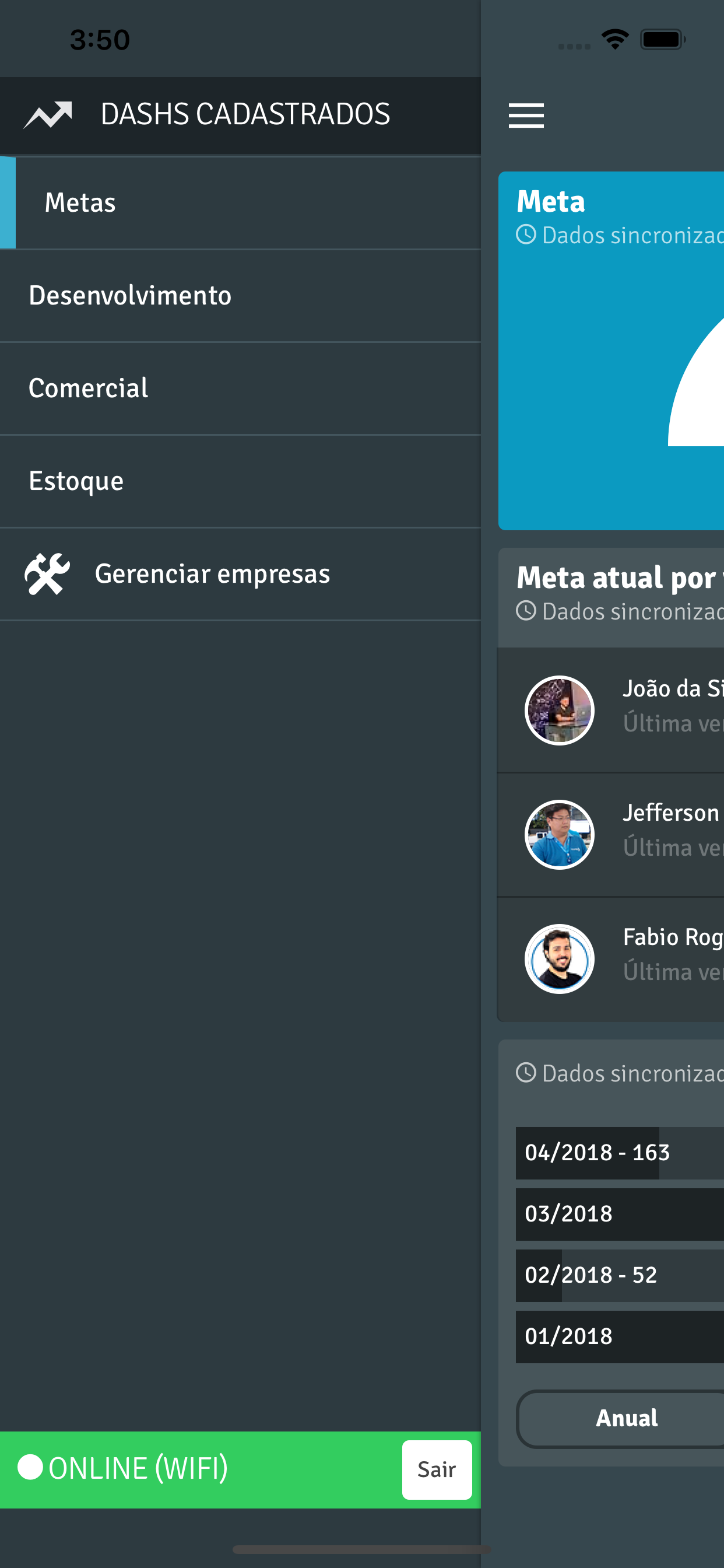 Suporte Analytics screenshot 3