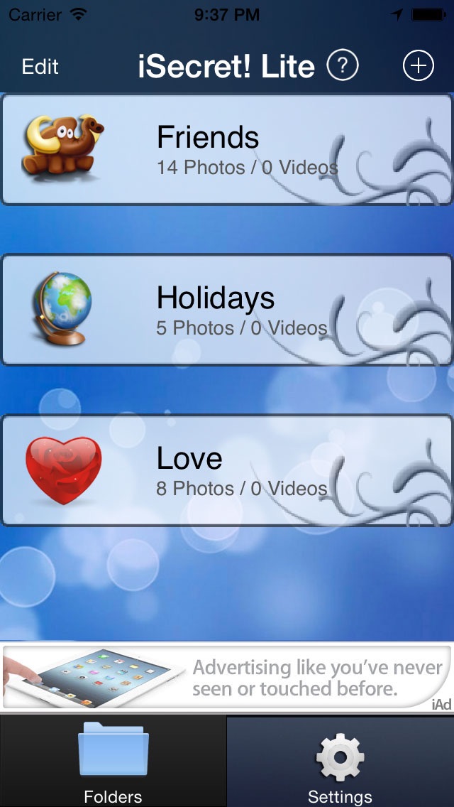 iPhone screenshot