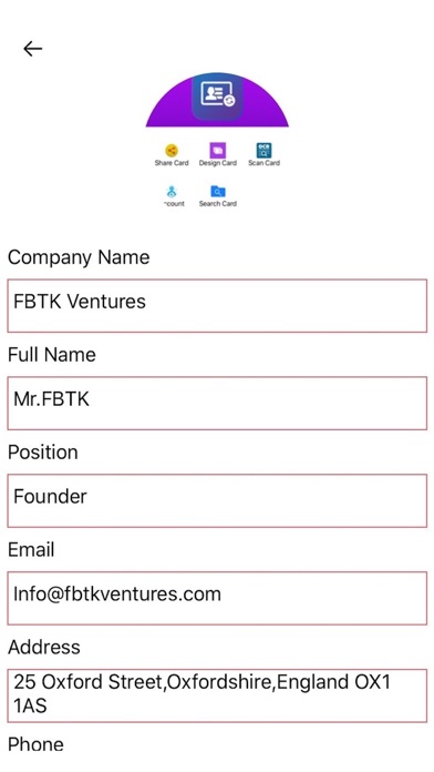 eXbizcard Screenshot 4 - AppWisp.com eXbizcard Screenshot 4 - AppWisp.com