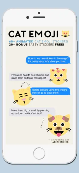 Game screenshot Cat Emoji Animated hack