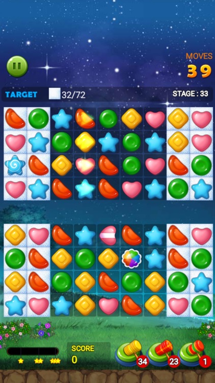 Jelly Star Night - Match 3 screenshot-5