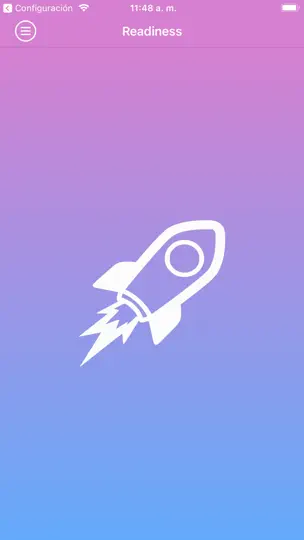 Captura de pantalla de Readiness en iPhone 1