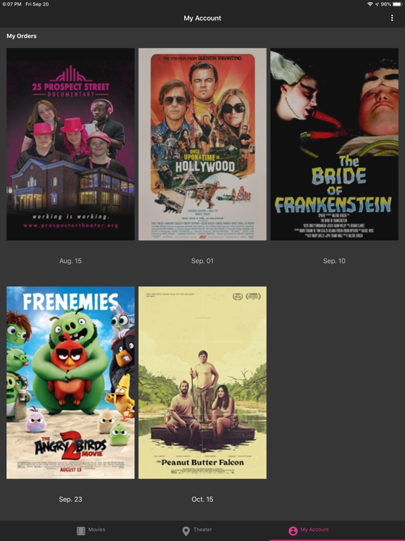 Prospector Theater iPad screenshot 5 - Entertainment app