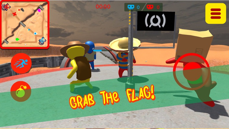 Don't Fall! Human Flat Gang 3D screenshot-5